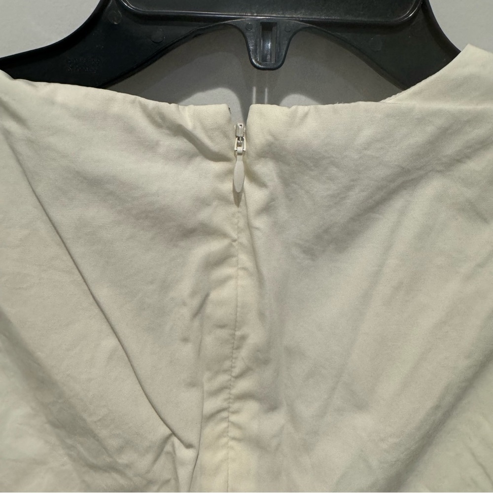 NWT Madewell Tie-front Minidress In Lighthouse White Size 00 - Picture 9 of 10